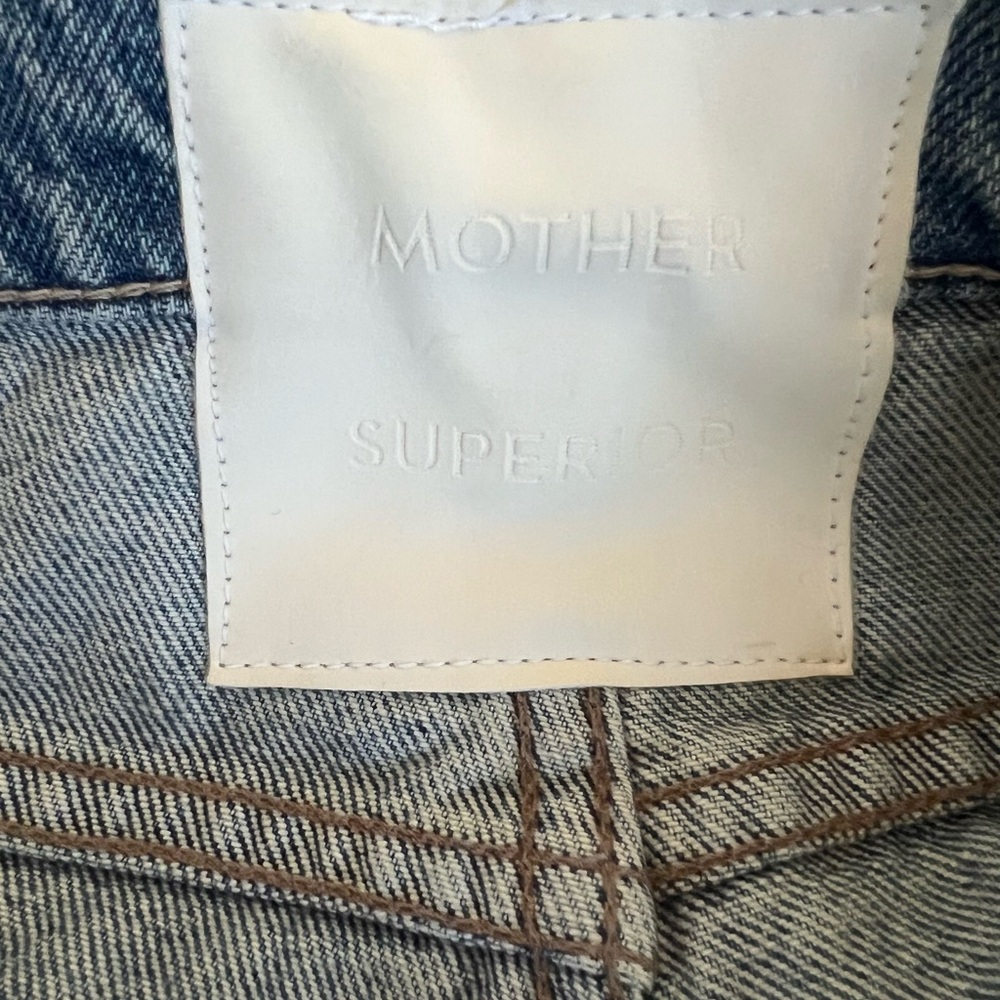 MOTHER jeans Light blue Relaxed Ditcher cropped 30 - Picture 5 of 9